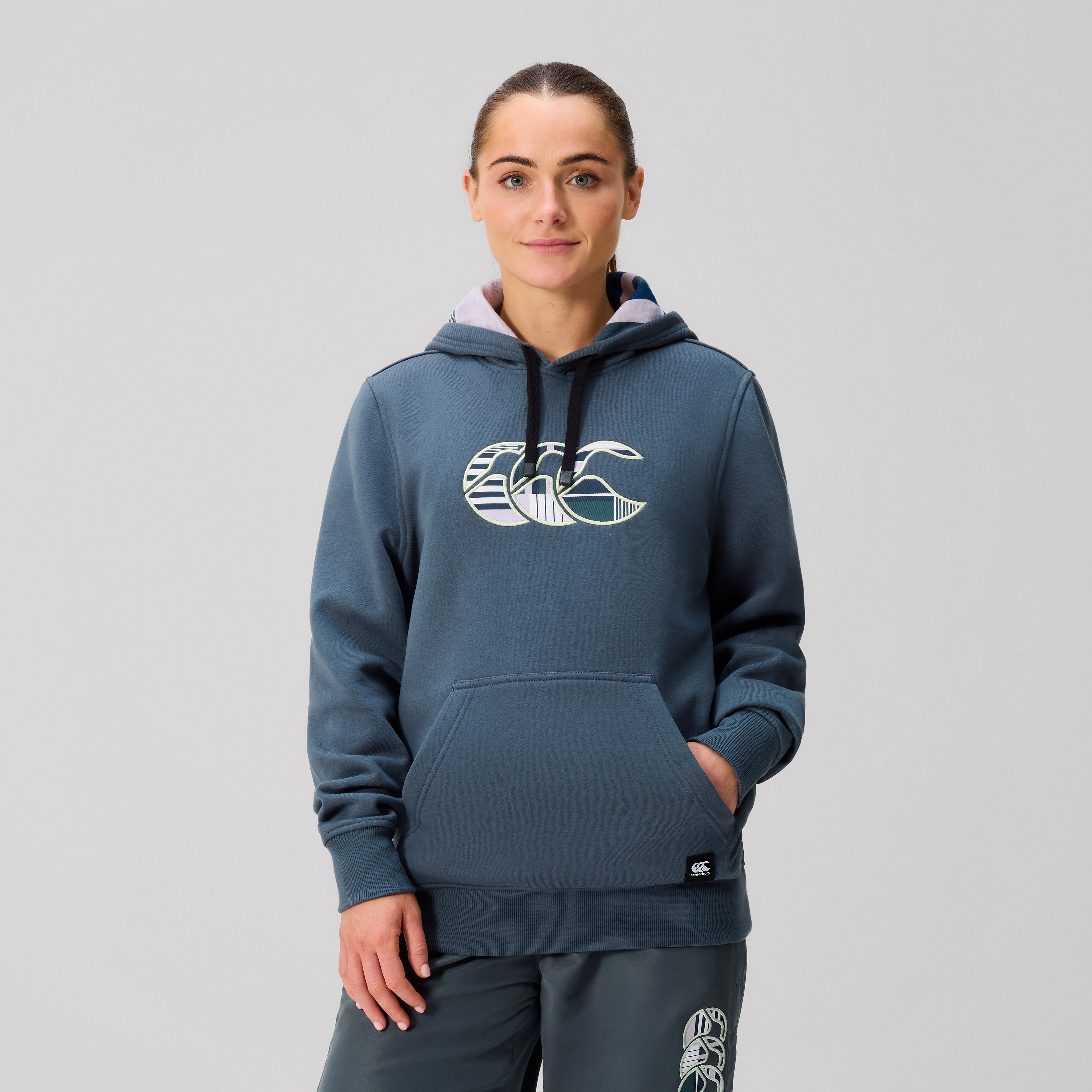 Canterbury Uglies Logo Hoodie Af Blu