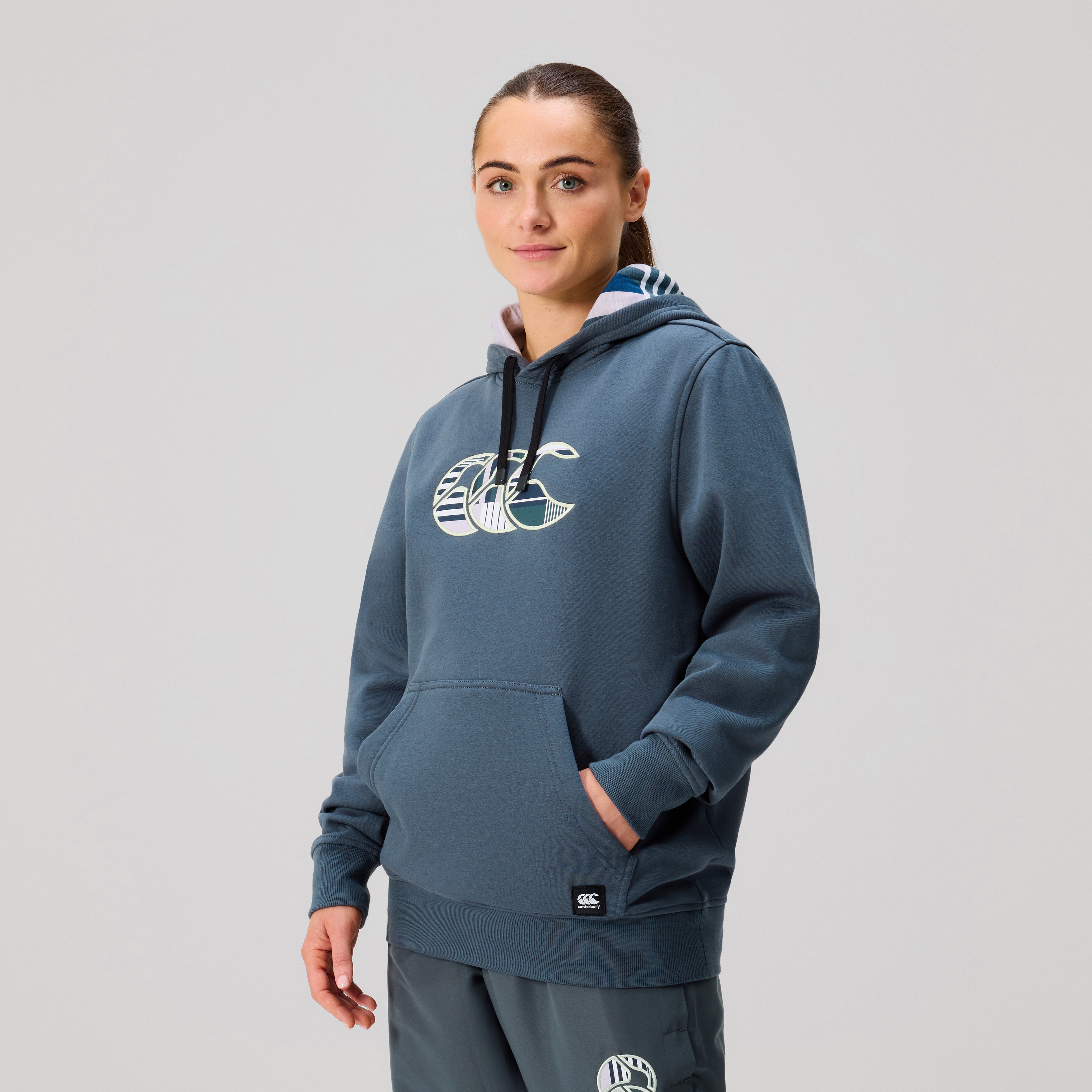 Canterbury Uglies Logo Hoodie Af Blu
