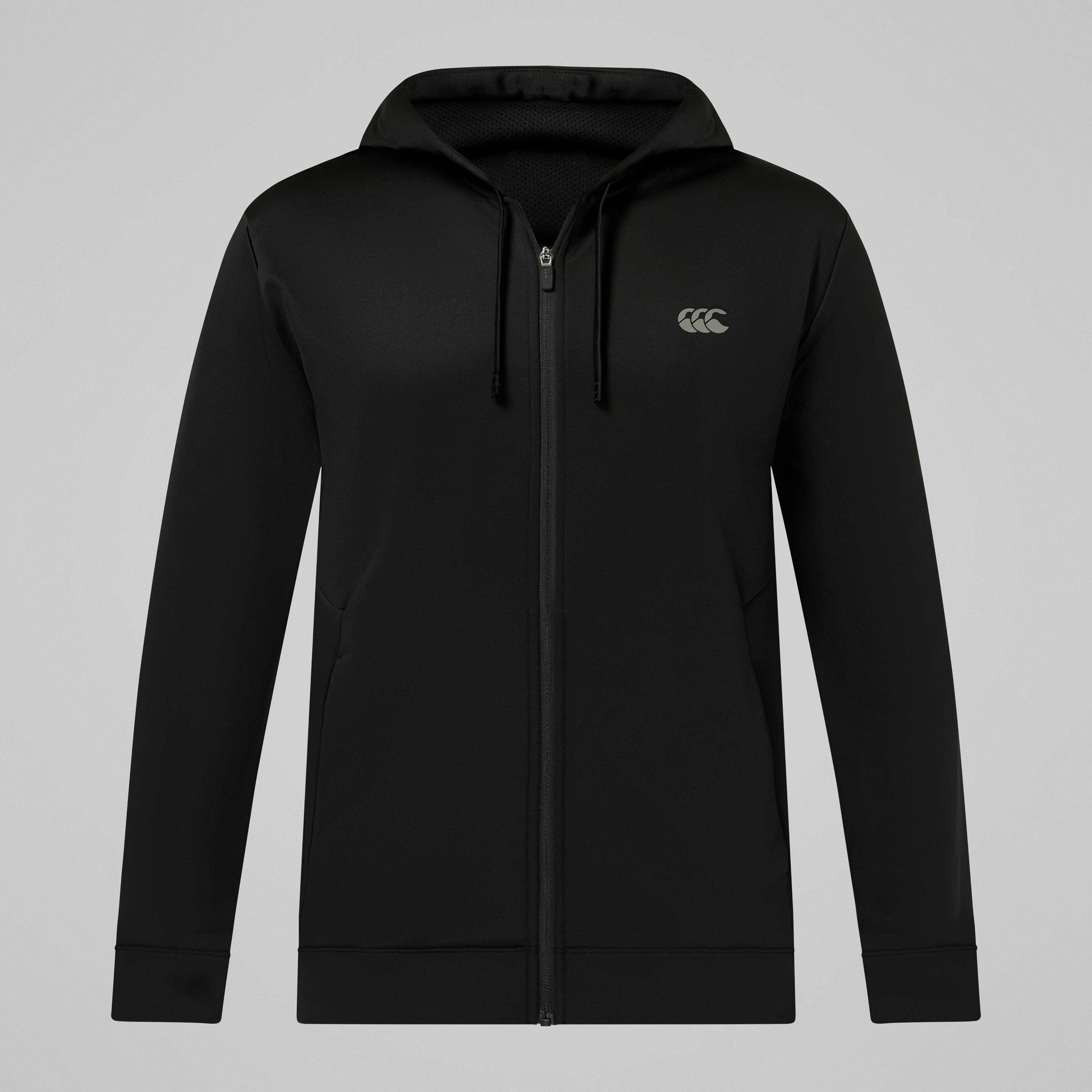Canterbury Tempo Knit Full Zip Hoodie Adult Male Black