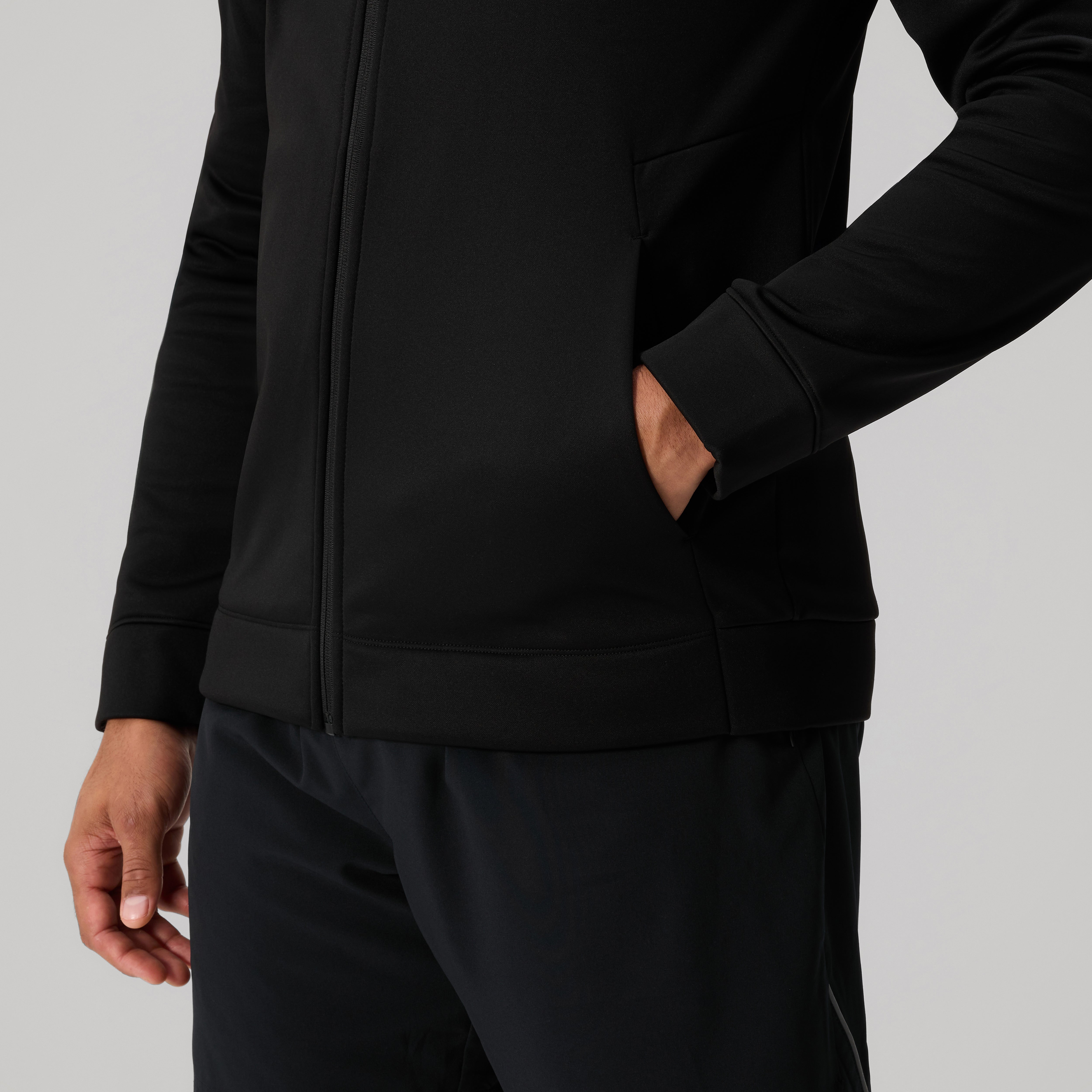 Canterbury Tempo Knit Full Zip Hoodie Adult Male Black