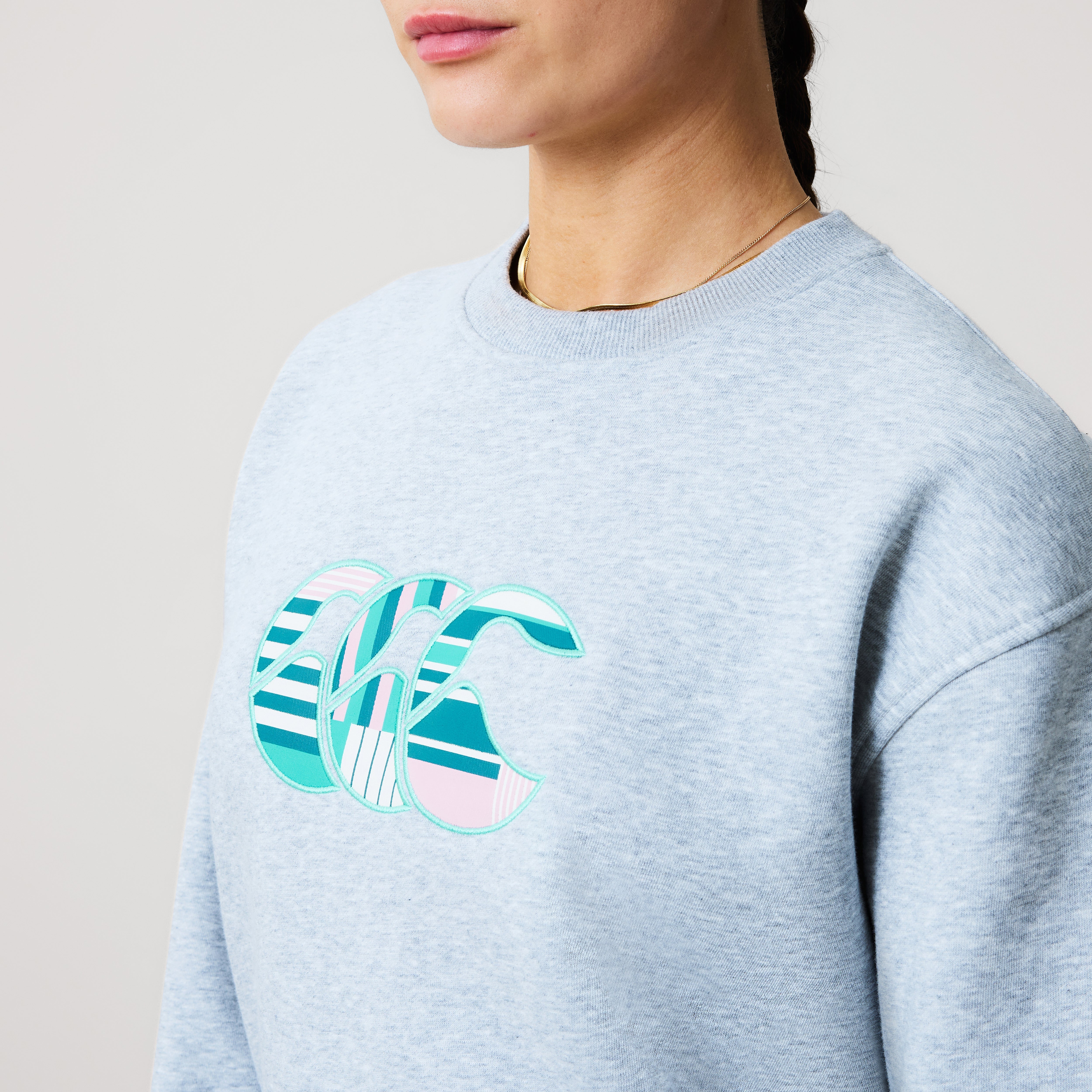 Canterbury Uglies Logo Crew Sweater Classic Marl