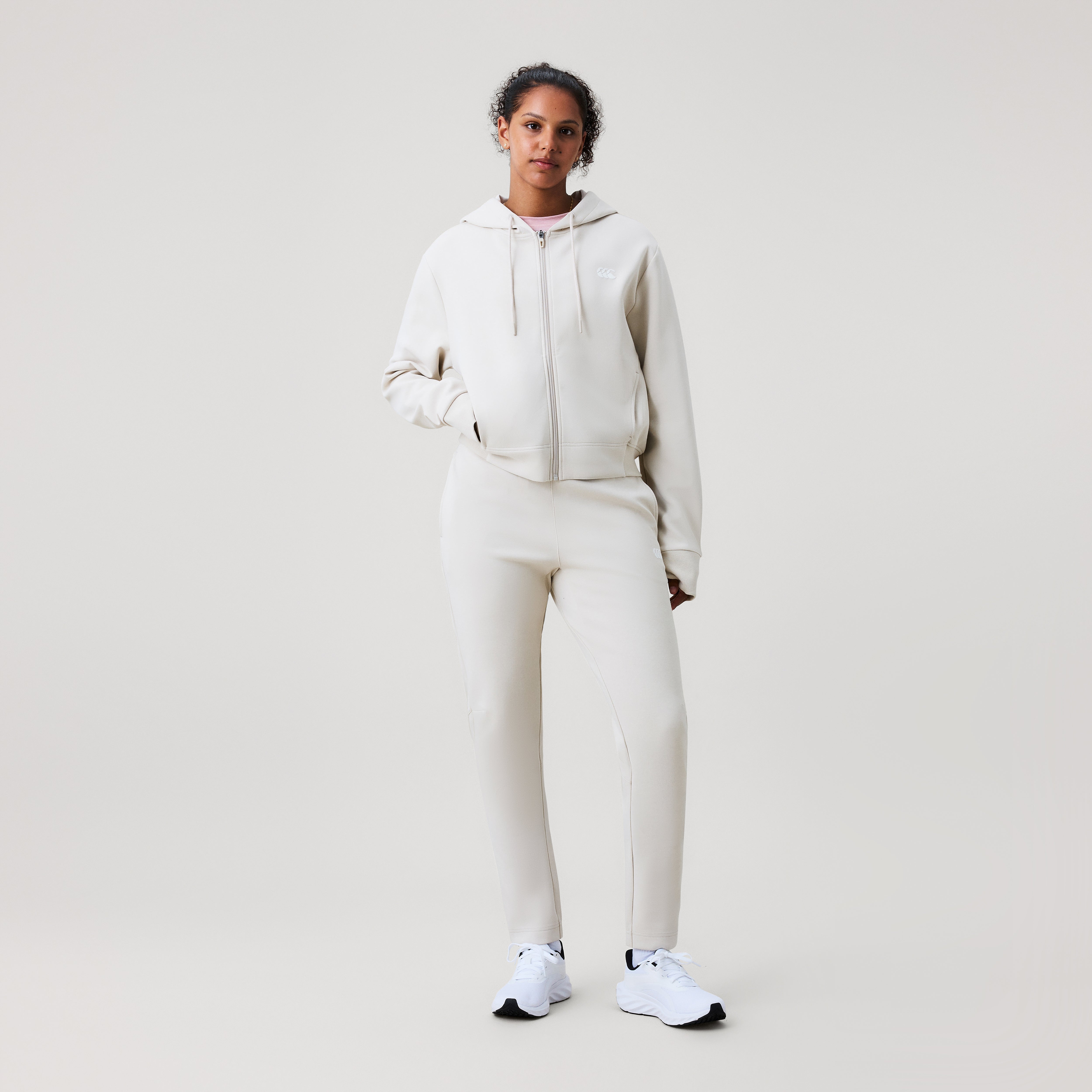 Canterbury Tempo+ Fz Hoodie Adult Female Grey/white