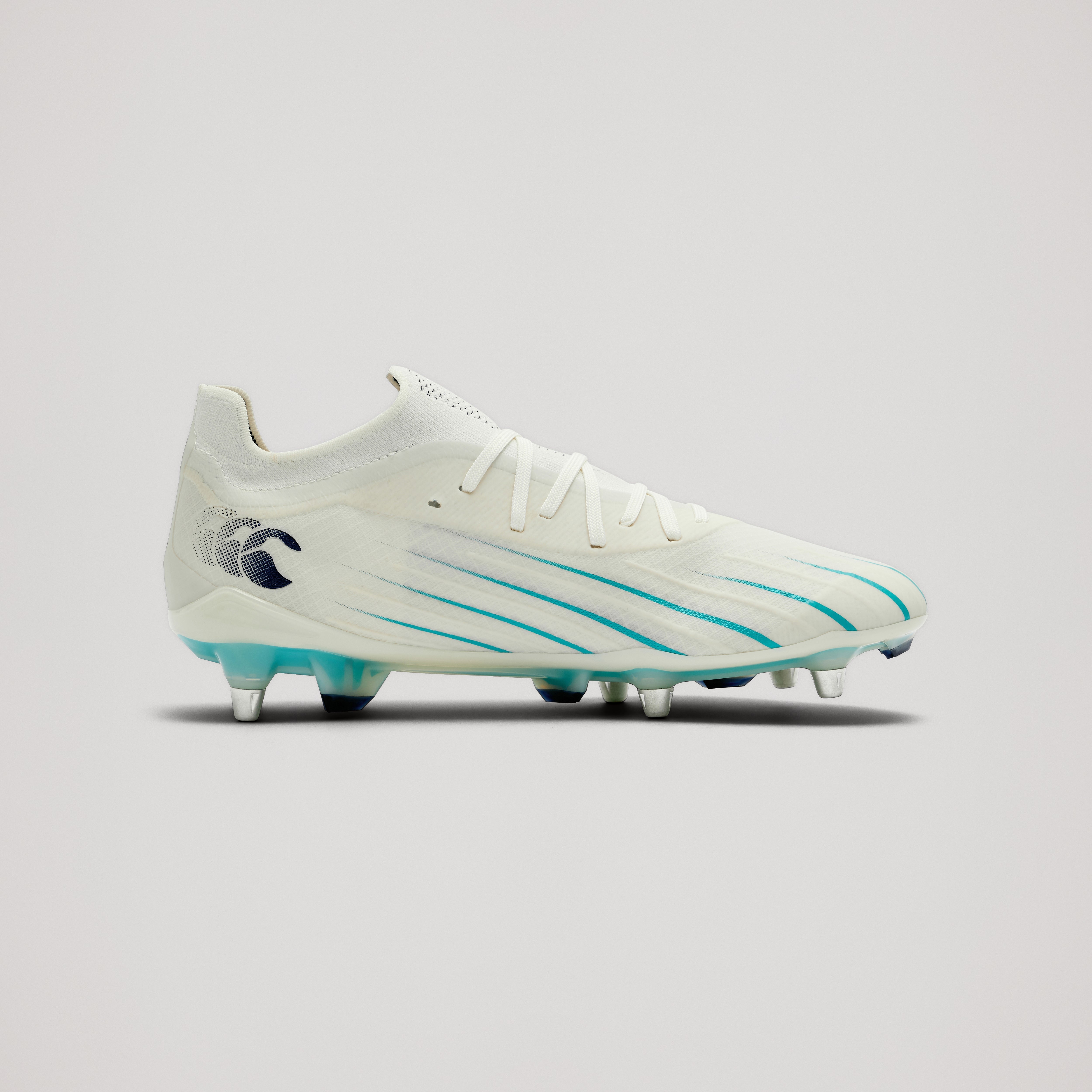 Canterbury Speed Falcon. 2.0 Elite Soft Ground Adult Unisex White/green
