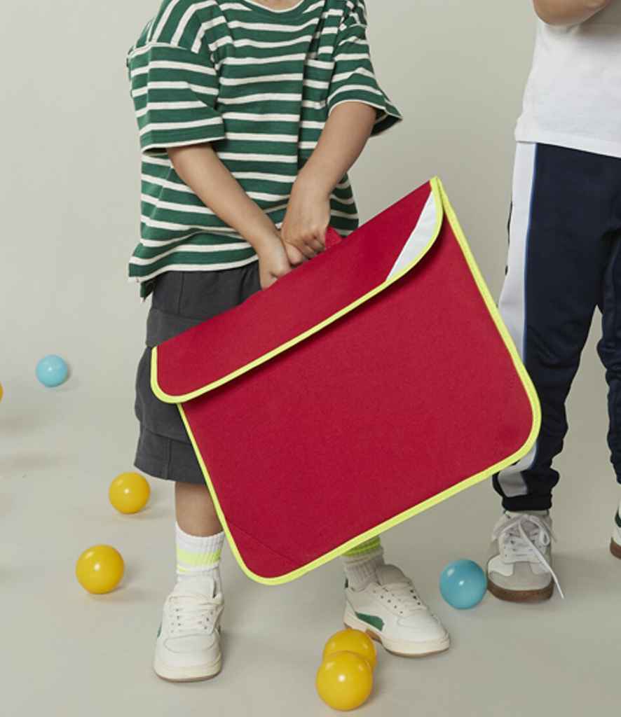 Quadra Enhanced-Viz Book Bag - Classic Red
