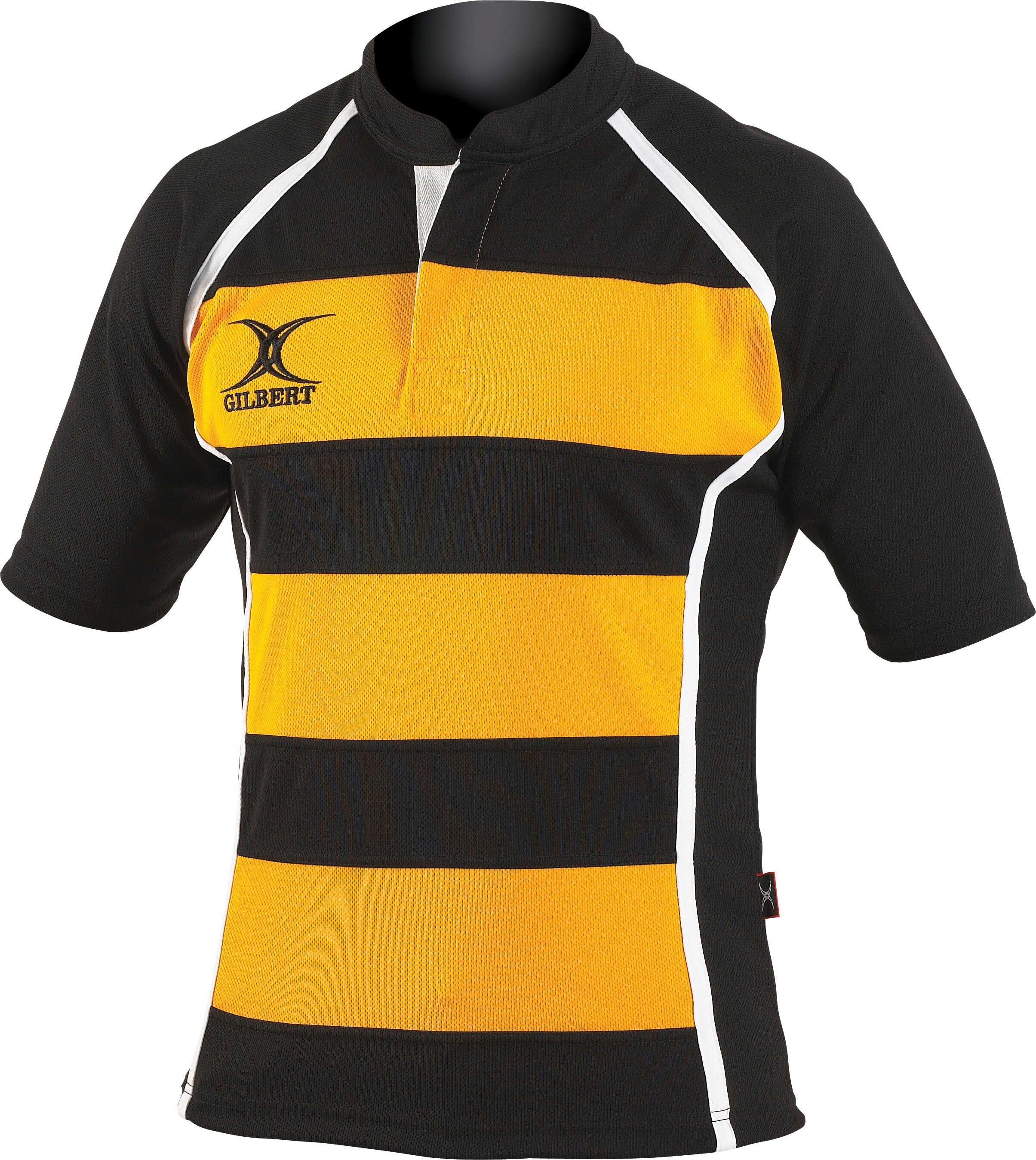 Gilbert Xact Hooped Shirt Jnr