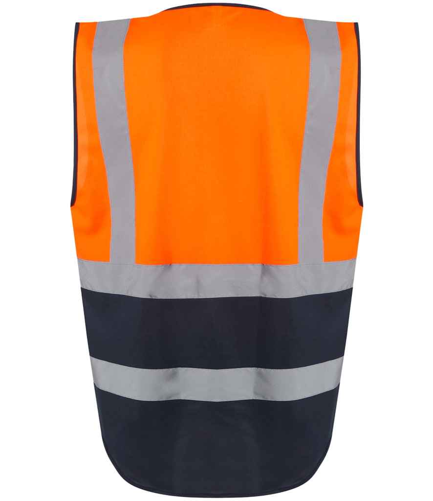 Regatta High Visibility Pro Executive Vest - Orange/Navy