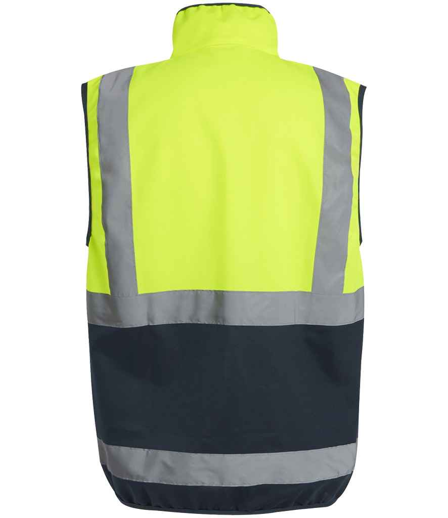 Regatta High Visibility Pro Full Zip Gilet - Yellow/Navy