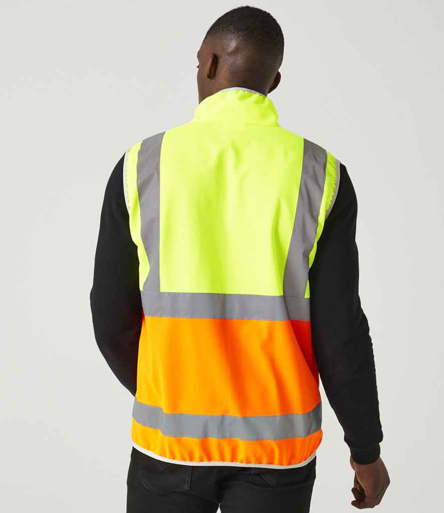 Regatta High Visibility Pro Full Zip Gilet - Yellow/Orange