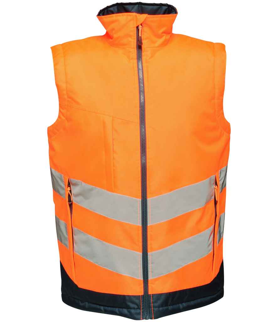 Regatta High Visibility Pro Bodywarmer - Orange/Navy