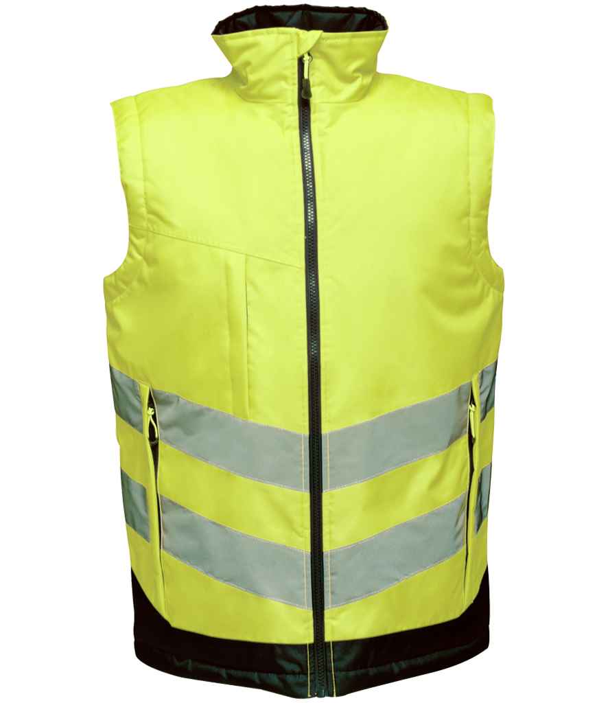 Regatta High Visibility Pro Bodywarmer - Yellow/Navy