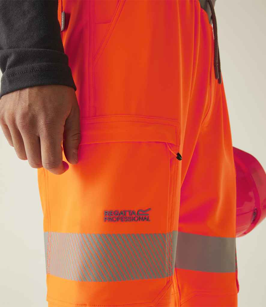 Regatta High Visibility Prolite Stretch Jog Pants - Orange