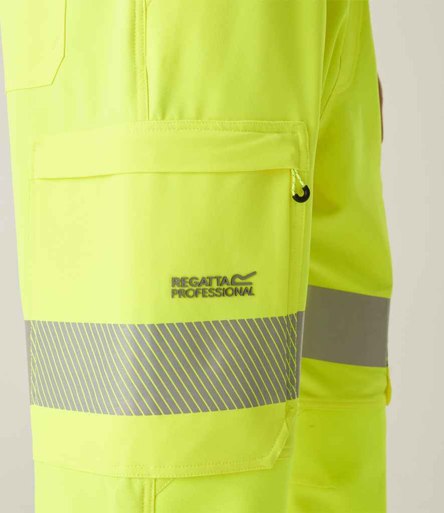 Regatta High Visibility Prolite Stretch Jog Pants - Yellow