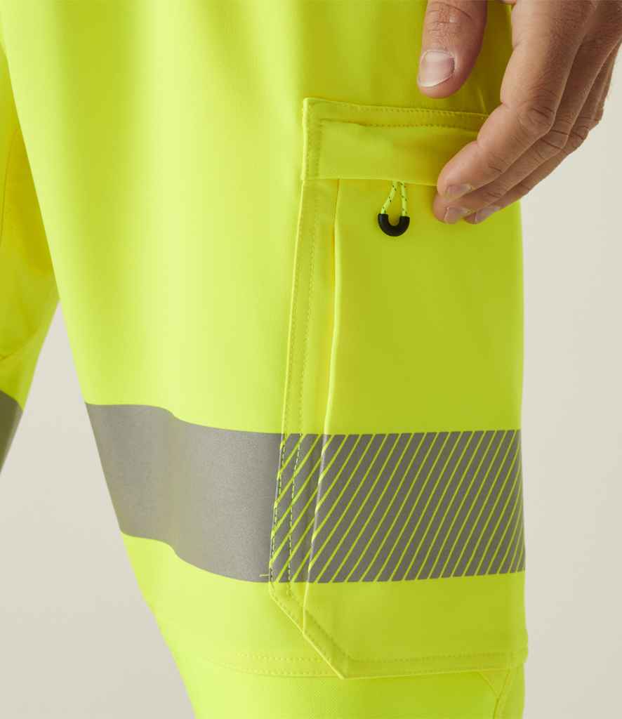 Regatta High Visibility Prolite Stretch Jog Pants - Yellow