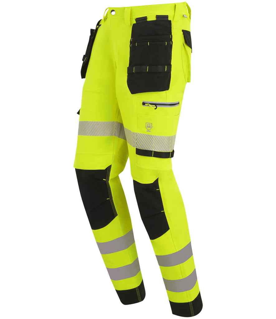 Regatta High Visibility Infiltrate Stretch Holster Trousers - Yellow/Black