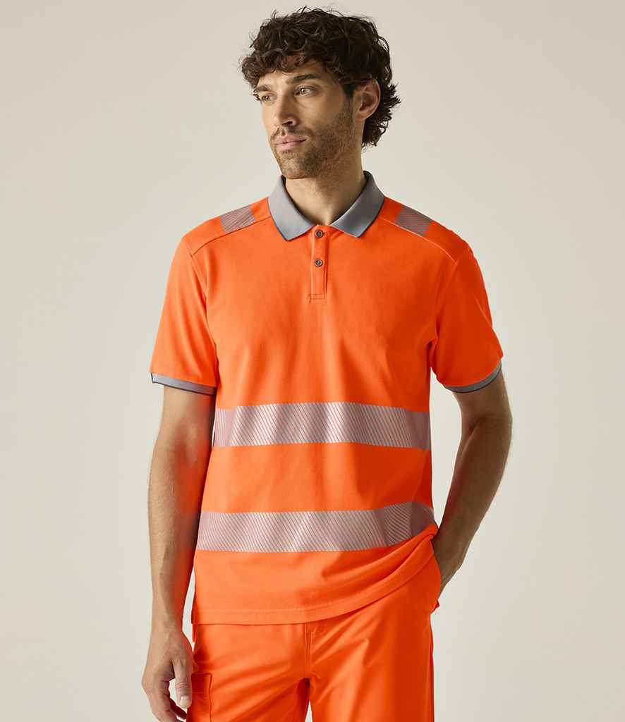 Regatta High Visibility Pro Comfort Polo Shirt - Orange