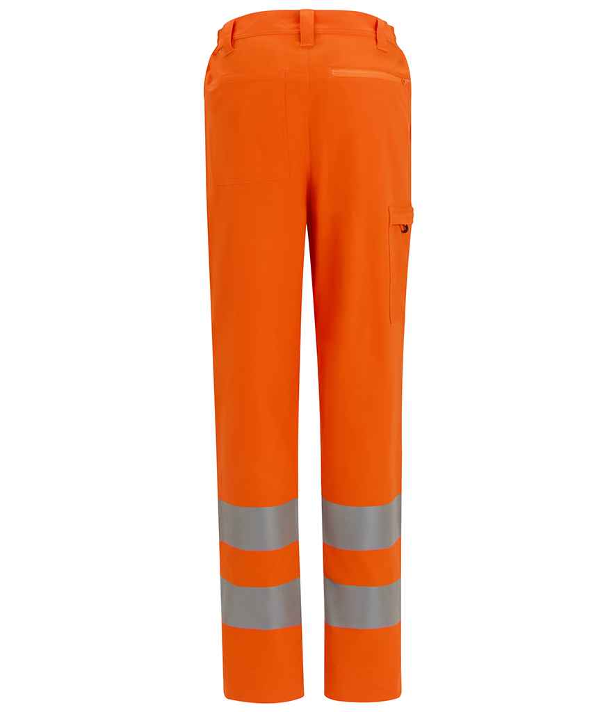 Regatta High Visibility Pro Contract Stretch Action Trousers - Orange