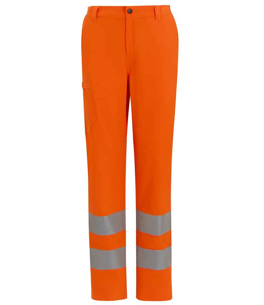 Regatta High Visibility Pro Contract Stretch Action Trousers - Orange