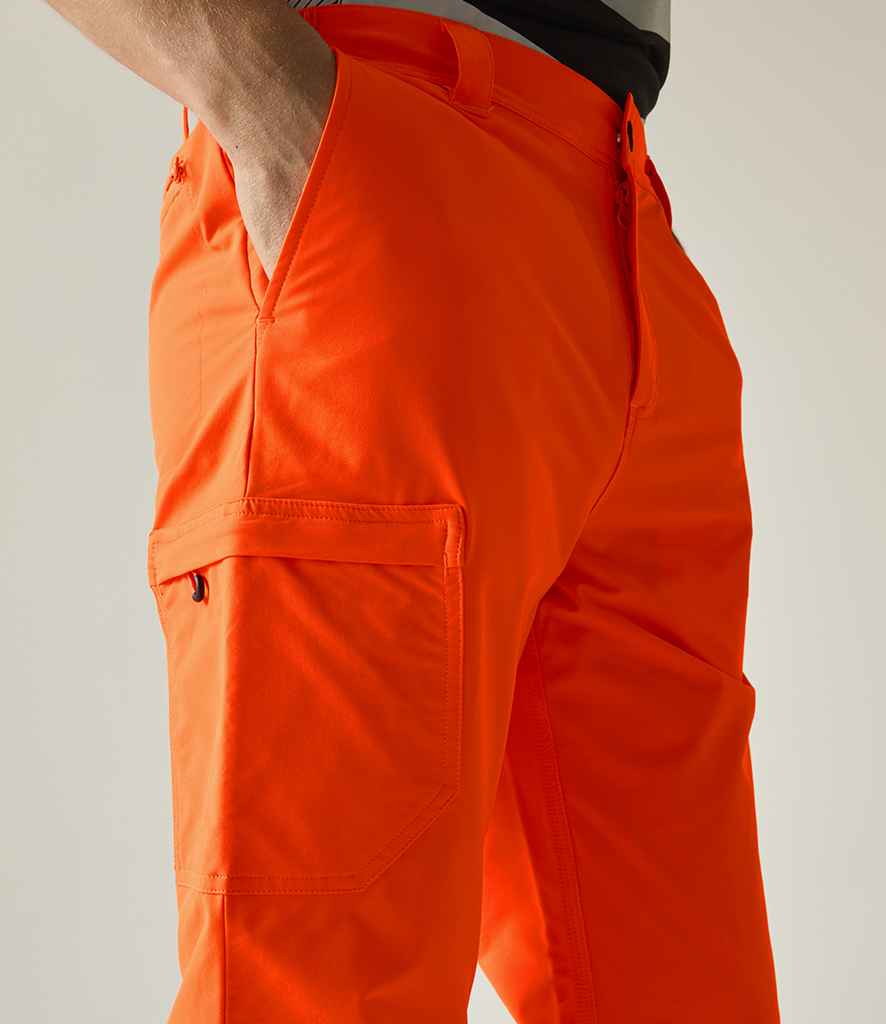 Regatta High Visibility Pro Contract Stretch Action Trousers - Orange