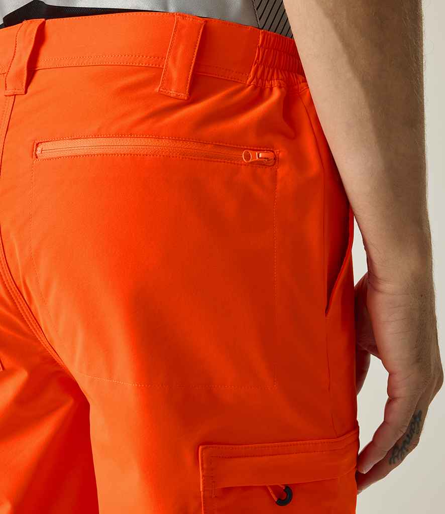 Regatta High Visibility Pro Contract Stretch Action Trousers - Orange