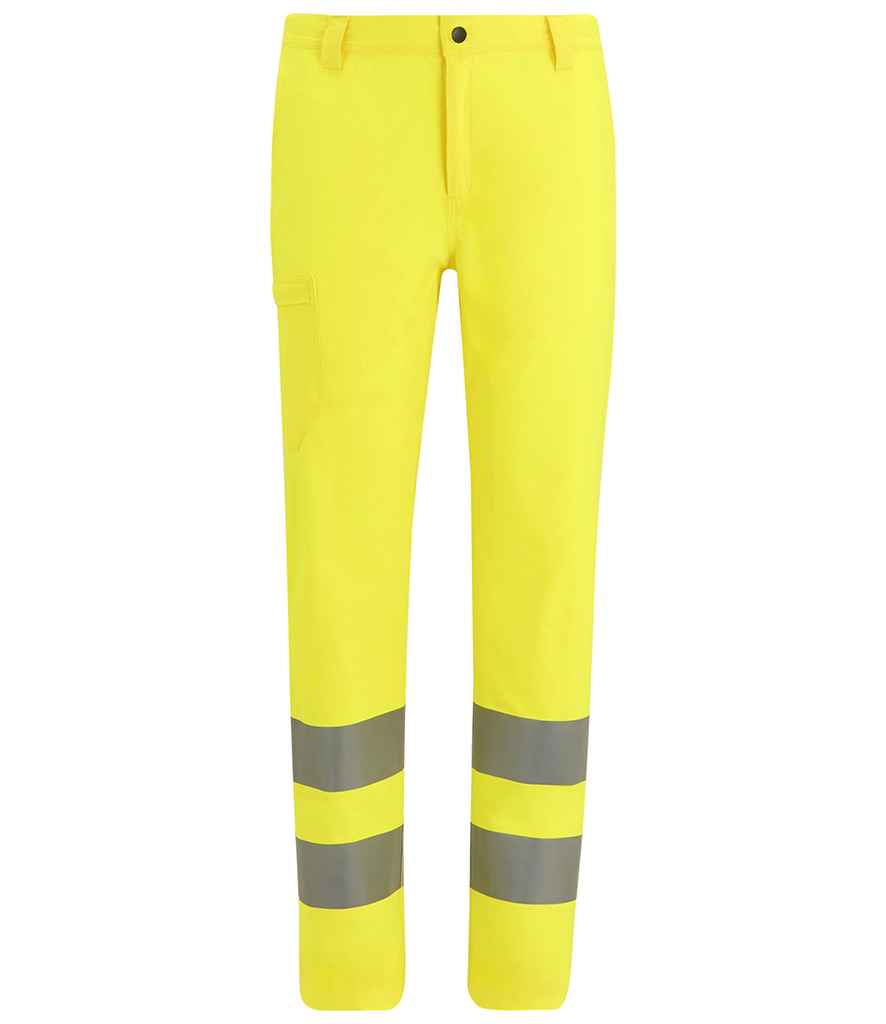 Regatta High Visibility Pro Contract Stretch Action Trousers - Yellow