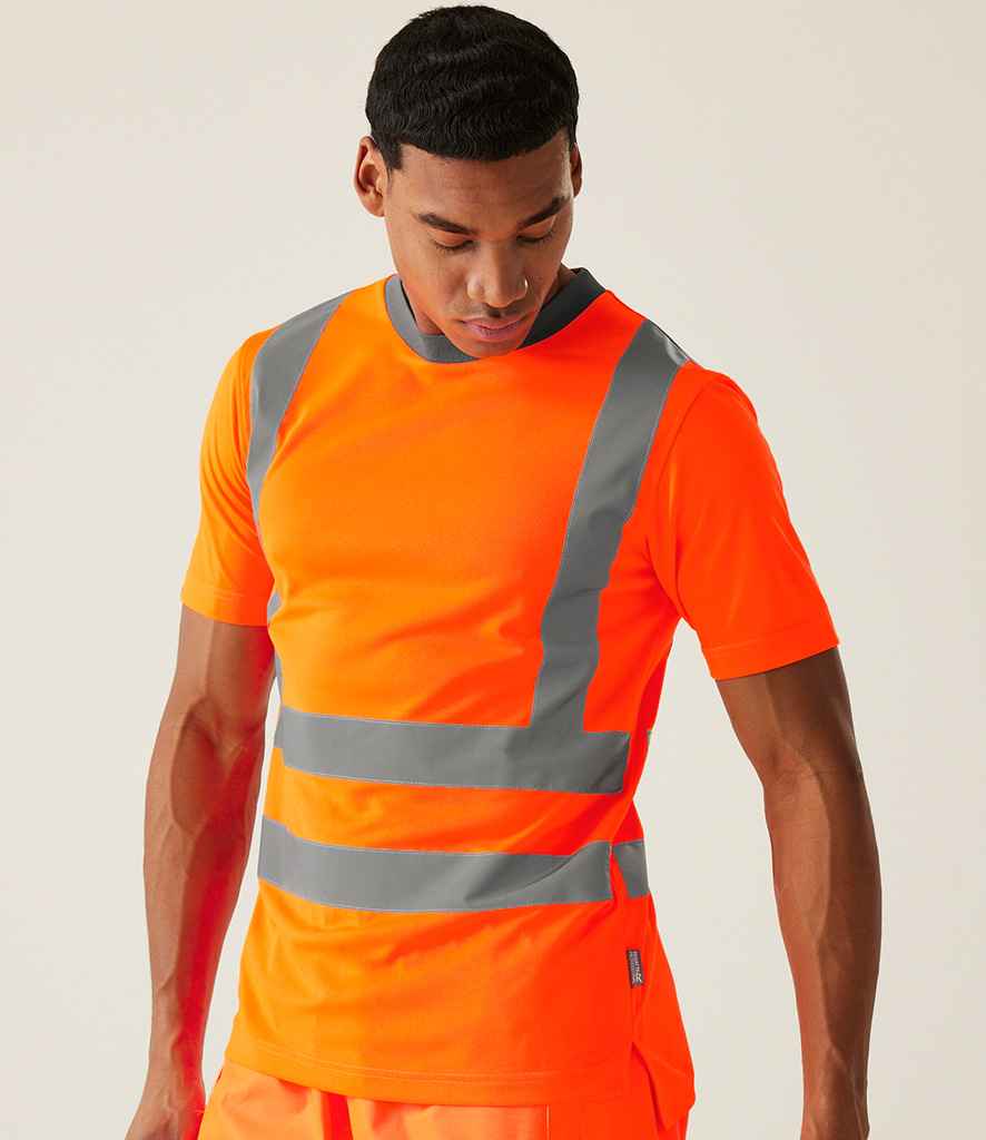 Regatta High Visibility Pro Contract T-Shirt - Orange