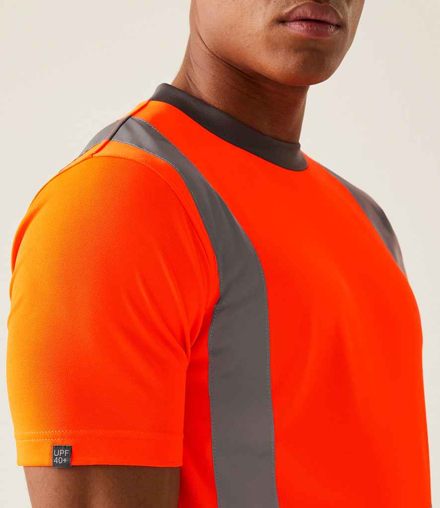 Regatta High Visibility Pro Contract T-Shirt - Orange