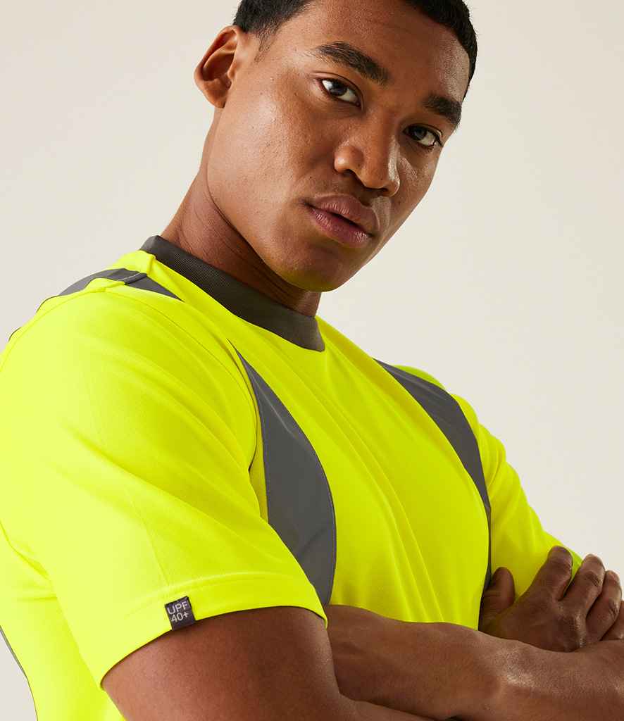 Regatta High Visibility Pro Contract T-Shirt - Yellow