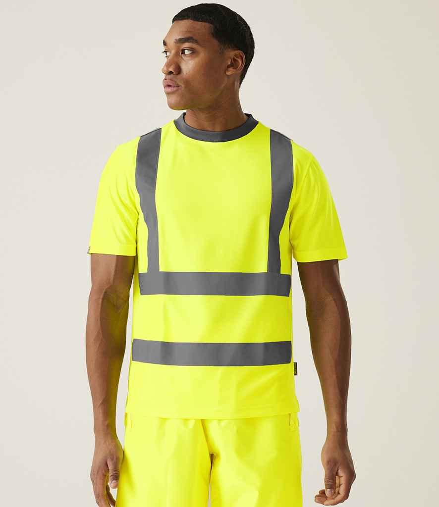 Regatta High Visibility Pro Contract T-Shirt - Yellow