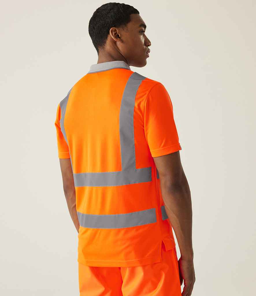 Regatta High Visibility Pro Contract Polo Shirt - Orange