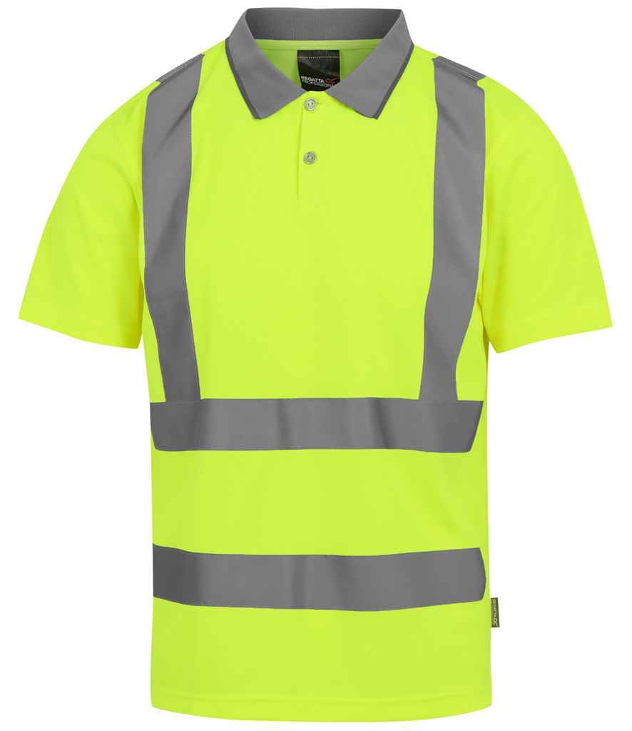 Regatta High Visibility Pro Contract Polo Shirt - Yellow