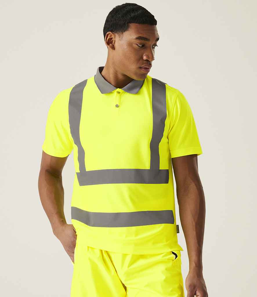 Regatta High Visibility Pro Contract Polo Shirt - Yellow
