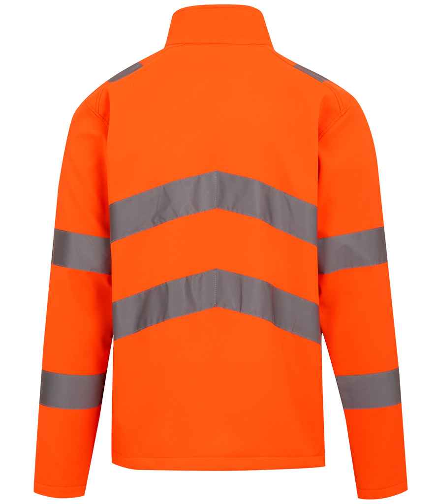Regatta High Visibility Pro Contract Ablaze Soft Shell Jacket - Orange