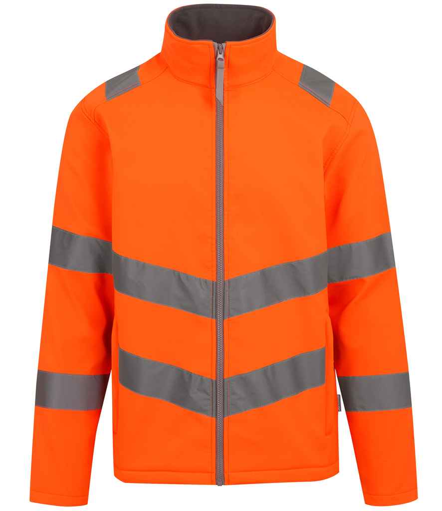 Regatta High Visibility Pro Contract Ablaze Soft Shell Jacket - Orange