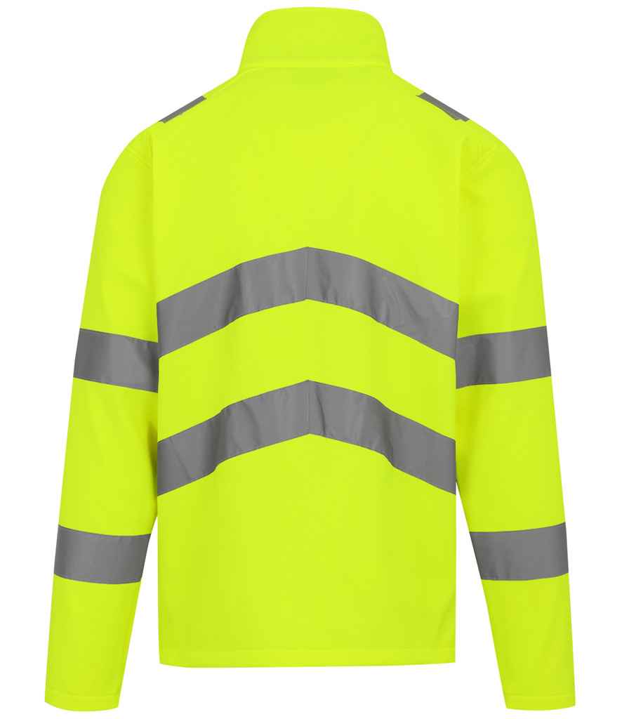 Regatta High Visibility Pro Contract Ablaze Soft Shell Jacket - Yellow