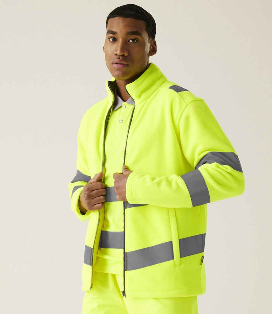 Regatta High Visibility Pro Contract Thor Fleece Jacket - Yellow