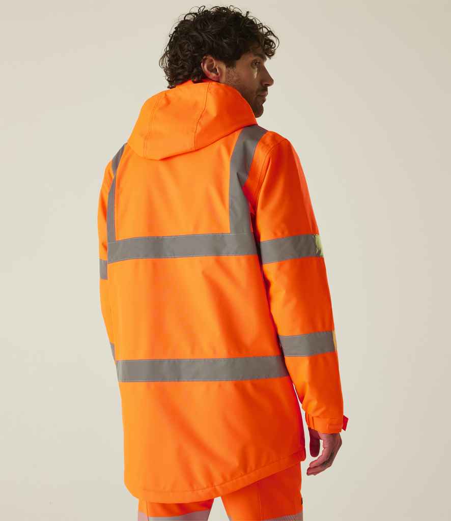 Regatta High Visibility Pro Contract Dover Parka - Orange