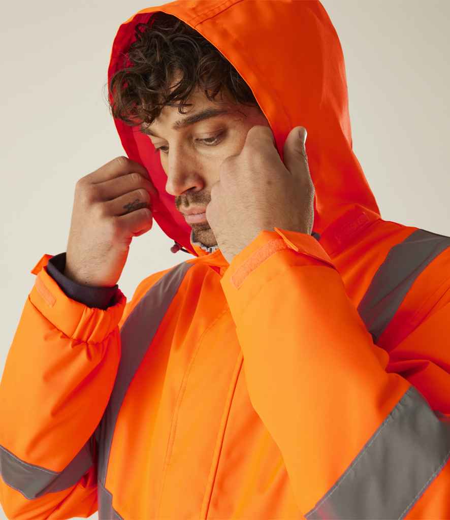 Regatta High Visibility Pro Contract Dover Parka - Orange