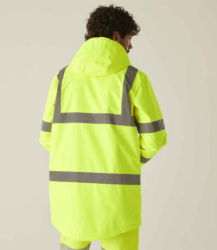 Regatta High Visibility Pro Contract Dover Parka - Yellow