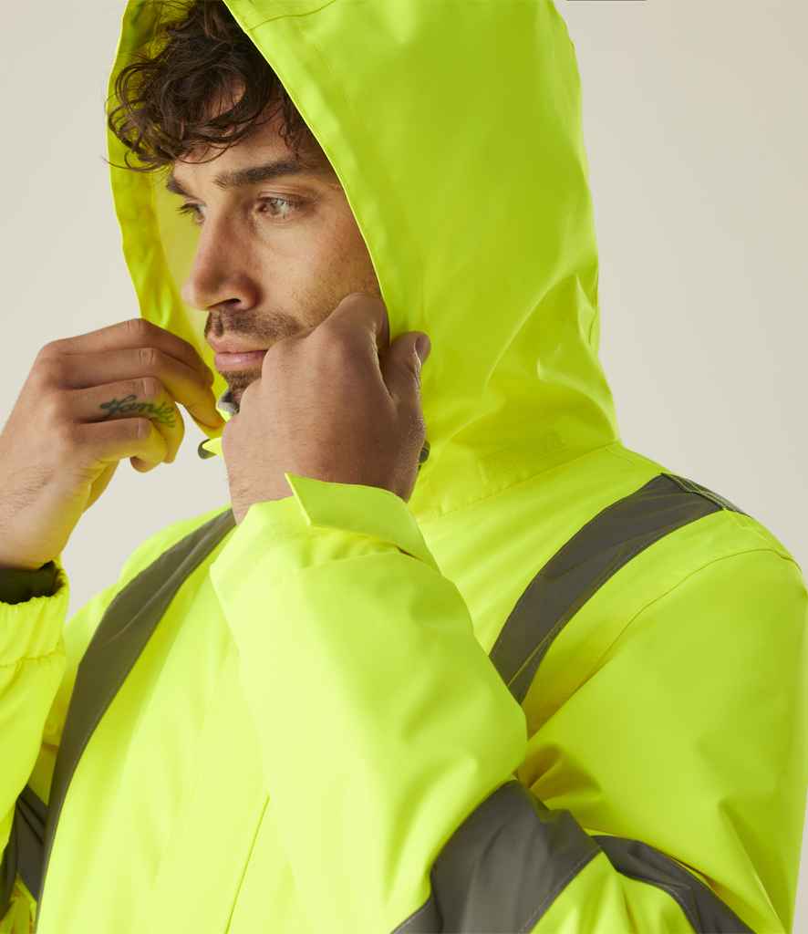 Regatta High Visibility Pro Contract Dover Parka - Yellow