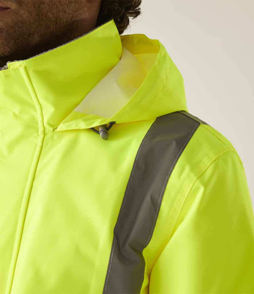 Regatta High Visibility Pro Contract Dover Parka - Yellow