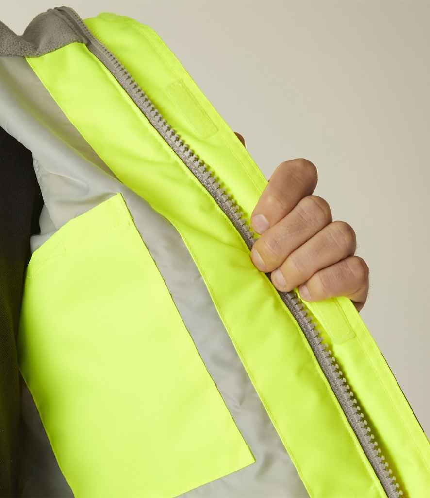 Regatta High Visibility Pro Contract Dover Parka - Yellow