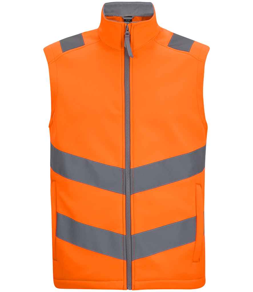 Regatta High Visibility Pro Contract Ablaze Soft Shell Bodywarmer - Orange