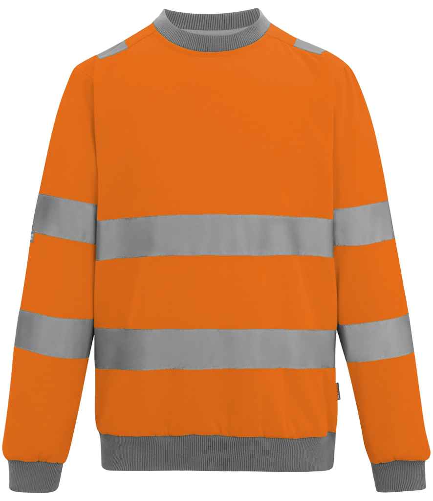 Regatta High Visibility Pro Contract Crew Neck Sweatshirt - Orange