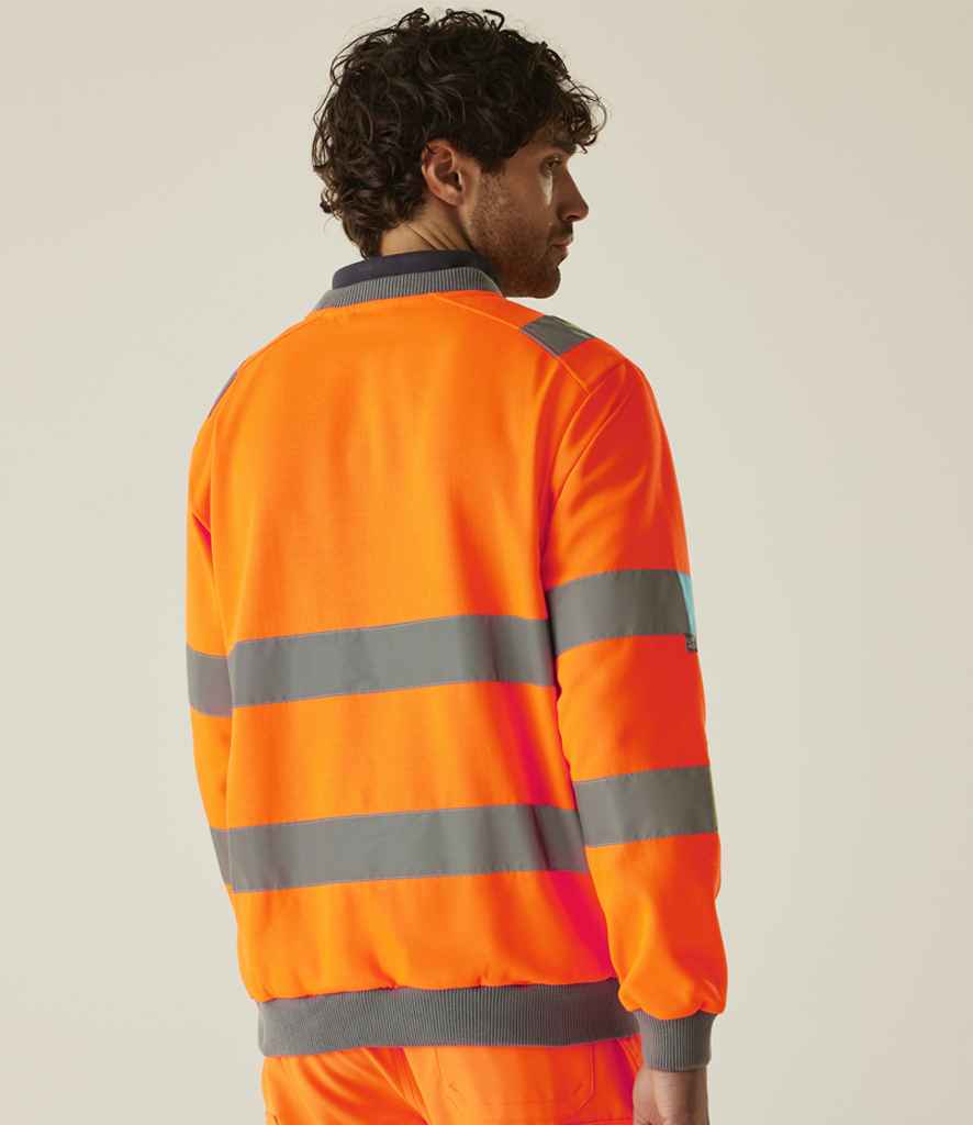 Regatta High Visibility Pro Contract Crew Neck Sweatshirt - Orange
