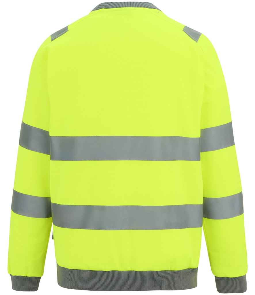 Regatta High Visibility Pro Contract Crew Neck Sweatshirt - Yellow