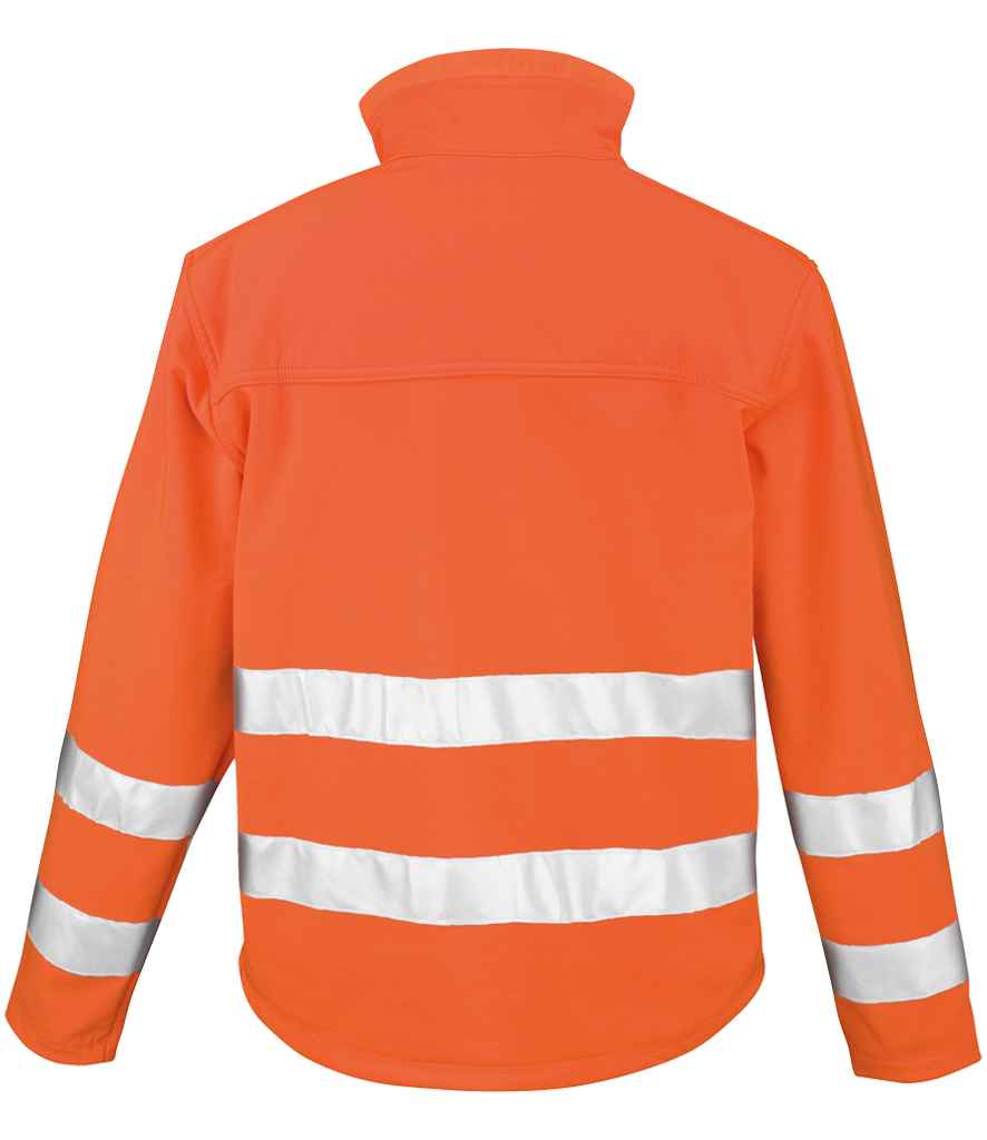 Result Safe-Guard Hi-Vis Soft Shell Jacket - Fluorescent Orange