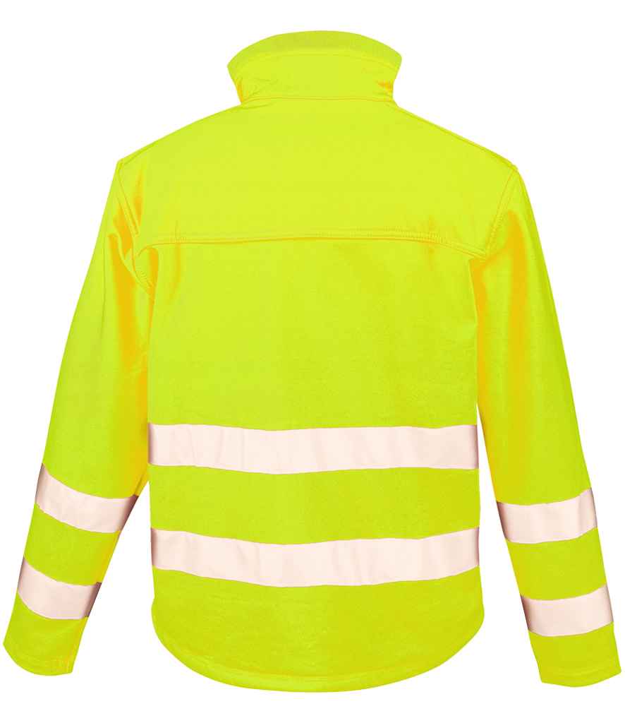 Result Safe-Guard Hi-Vis Soft Shell Jacket - Fluorescent Yellow