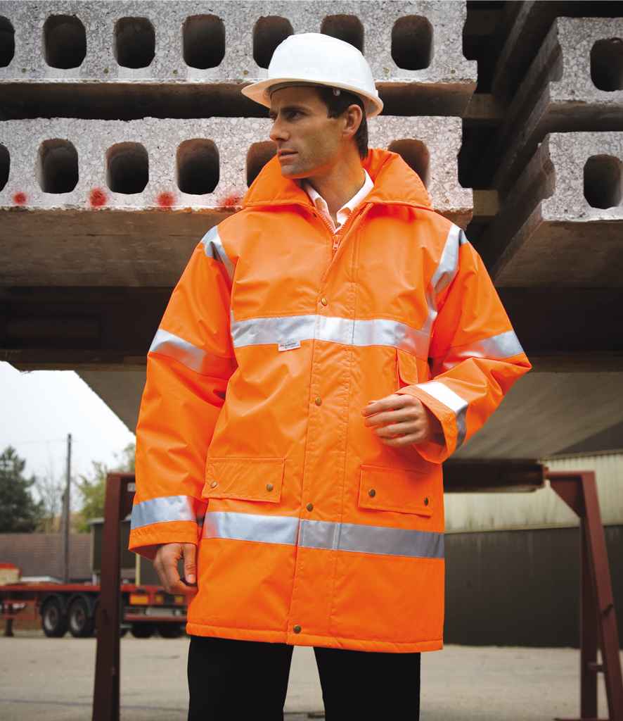 Result Safe-Guard Hi-Vis Safety Jacket - Orange