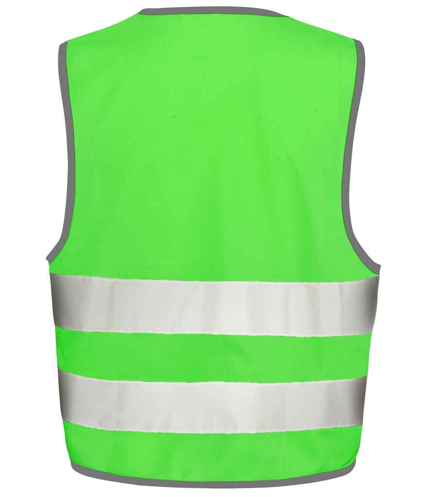 Result Core Kids Enhanced Vis Vest - Lime Green