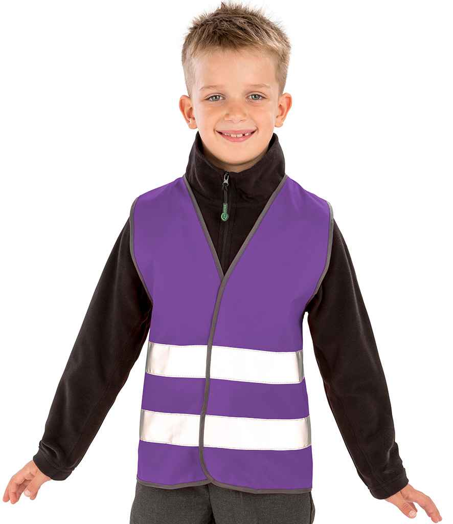 Result Core Kids Enhanced Vis Vest - Purple